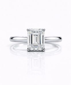 NARDO Solitaire Emerald 2.00 ct – Oro Blanco 18k